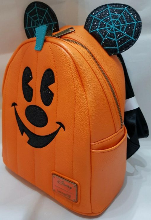 Loungefly Disney Pumpkin Mickey Mouse Cosplay Mini Backpack