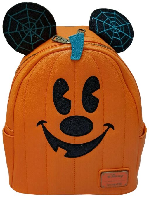 Loungefly Disney Pumpkin Mickey Mouse Cosplay Mini Backpack