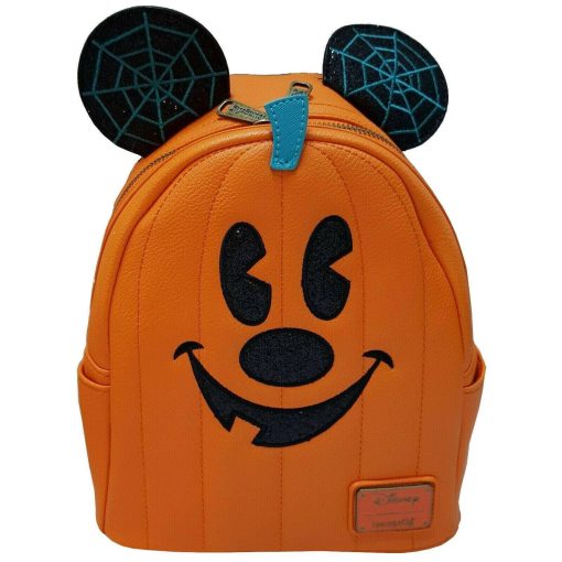 Loungefly Disney Pumpkin Mickey Mouse Cosplay Mini Backpack