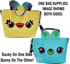 Loungefly Disney Toy Story 4 Ducky & Bunny Reversible Tote Shoulder Bag