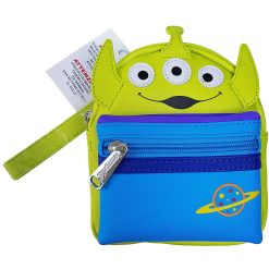 Loungefly Disney Toy Story Alien Wristlet Purse