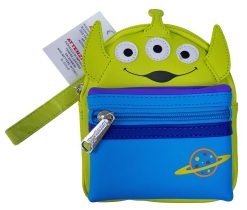 Loungefly Disney Toy Story Alien Wristlet Purse