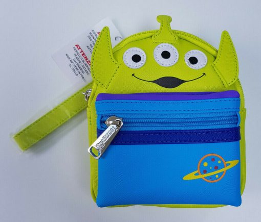 Loungefly Disney Toy Story Alien Wristlet Purse