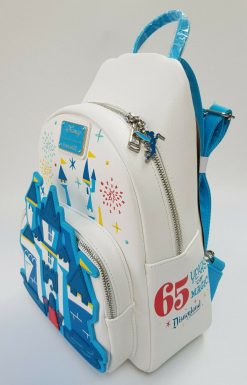 Loungefly Disneyland Castle 65th Anniversary Sling To Mini Backpack Bag