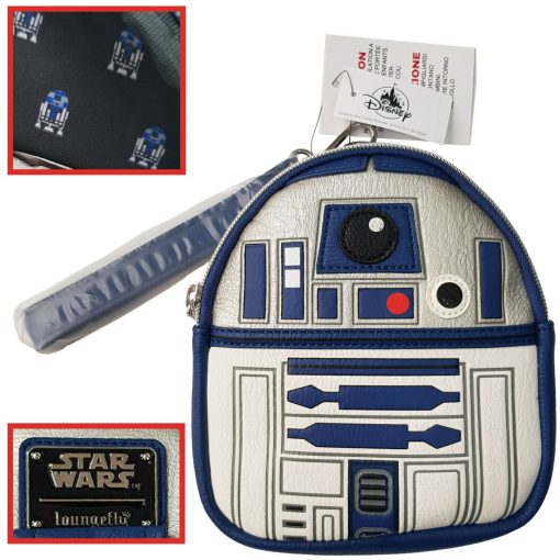 Loungefly Star Wars R2 D2 Wristlet Purse