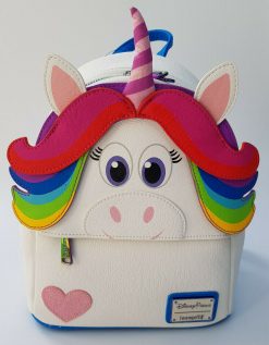 Loungefly x Disney Parks Inside Out Rainbow Unicorn Mini Backpack