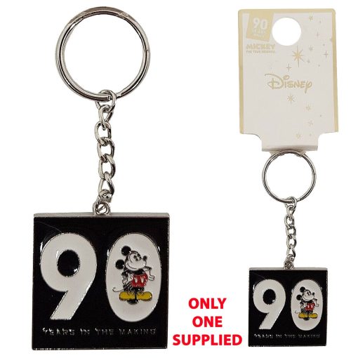 Primark Disney Mickey Mouse 90th Birthday Metal Keyring