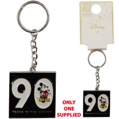 Primark Disney Mickey Mouse 90th Birthday Metal Keyring