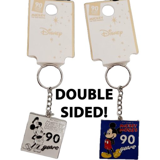 Primark Disney Mickey Mouse & Steamboat Willie 90th Birthday Metal Keyring