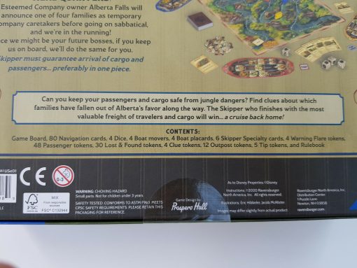 Ravensburger Disney Park Attraction Jungle Cruise Adventure Board Game