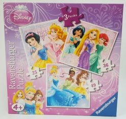 Ravensburger Disney Princess 3 x Jigsaw Puzzle Set 25, 36 & 49 Pieces