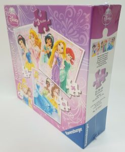 Ravensburger Disney Princess 3 x Jigsaw Puzzle Set 25, 36 & 49 Pieces