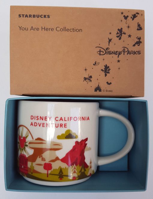 Starbucks Disney California Adventure You Are Here Boxed Coffee Mug