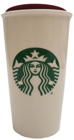 Starbucks Disney World Hollywood Studios Ceramic Travel Mug 12oz With Splash Guard Lid