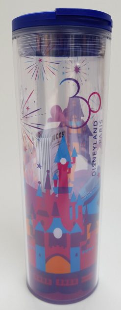 Starbucks Disneyland Paris 30th Anniversary Reusable Travel Mug Tumbler