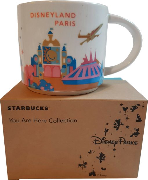 Starbucks Disneyland Paris You Are Here Boxed Coffee Mug