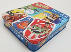 UNO Disney Pixar Family Card Game In Storage Tin Special Rule Edition