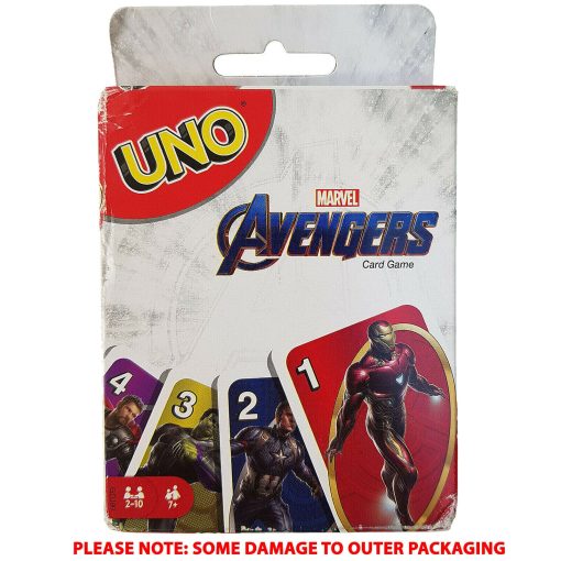 UNO Marvel Avengers Card Game Family Special Rule Edition