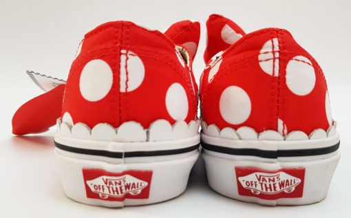 Vans Disney Minnie Mouse Gore Trainers Kids UK Size 2.5