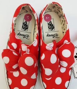 Vans Disney Minnie Mouse Gore Trainers Kids UK Size 2.5