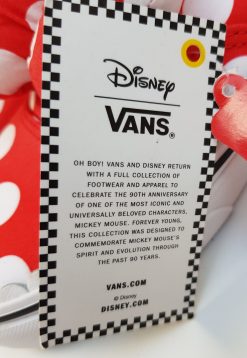 Vans Disney Minnie Mouse Gore Trainers Kids UK Size 2.5