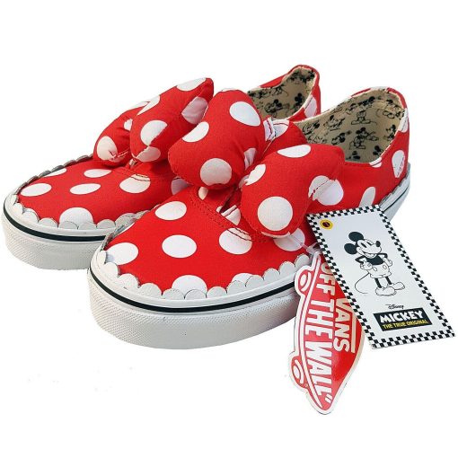 Vans Disney Minnie Mouse Gore Trainers Kids UK Size 2.5