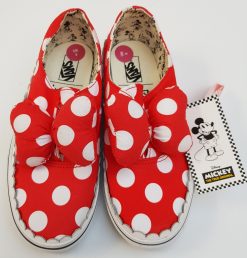 Vans Disney Minnie Mouse Gore Trainers Kids UK Size 2.5