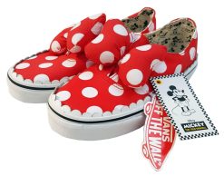 Vans Disney Minnie Mouse Gore Trainers Kids UK Size 2.5