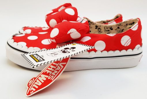 Vans Disney Minnie Mouse Gore Trainers Kids UK Size 2.5