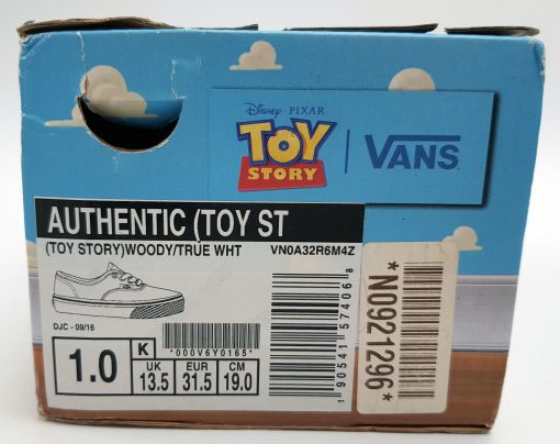 Vans Disney Toy Story Woody Trainers Kids UK Size 13.5