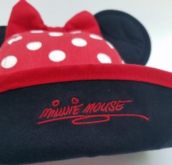 Walt Disney World Minnie Mouse Red Polka Dot Bucket Hat With Ears & Bow