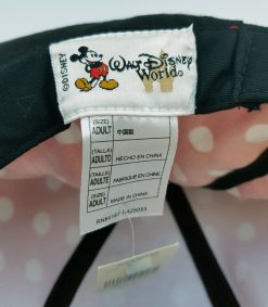 Walt Disney World Minnie Mouse Red Polka Dot Bucket Hat With Ears & Bow