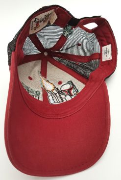 Walt Disney World Star Wars Boba Fett Red & Black Baseball Cap Adults