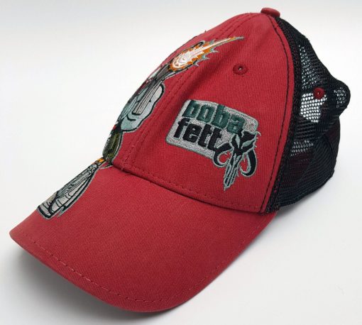 Walt Disney World Star Wars Boba Fett Red & Black Baseball Cap Adults