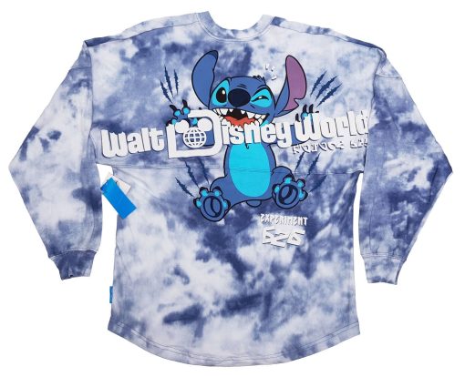 Walt Disney World Stitch Tie Dye Blue Spirit Jersey Adults XS X-Small