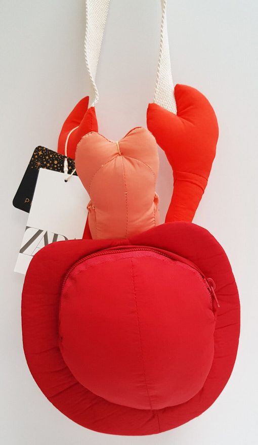 Zara x Disney The Little Mermaid Sebastian Crossbody Kids Bag